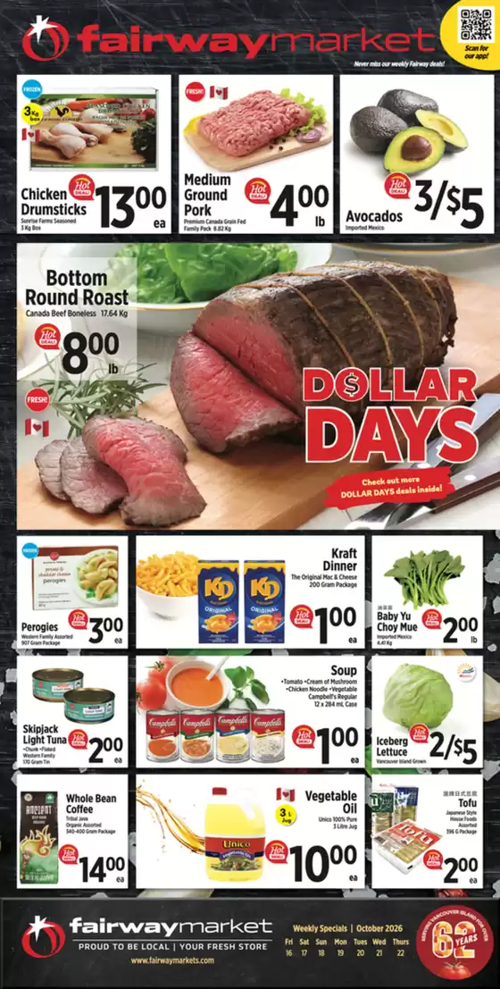 Fairway Market catalogue | Weekly flyer | 2026-10-16T00:00:00.000Z - 2026-10-22T00:00:00.000Z