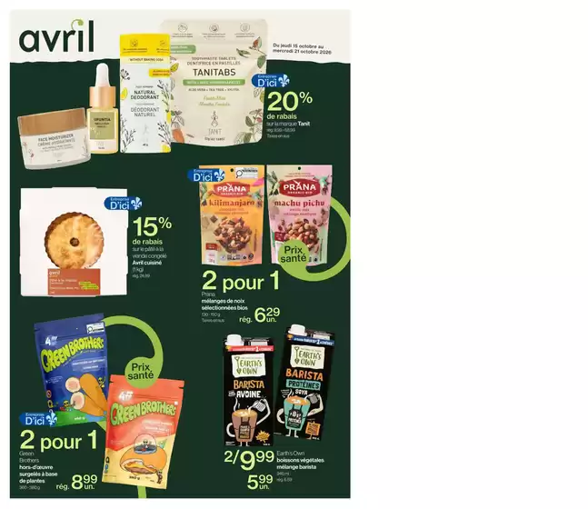 Avril catalogue | Circulaire | 2026-10-16T00:00:00.000Z - 2026-10-21T00:00:00.000Z