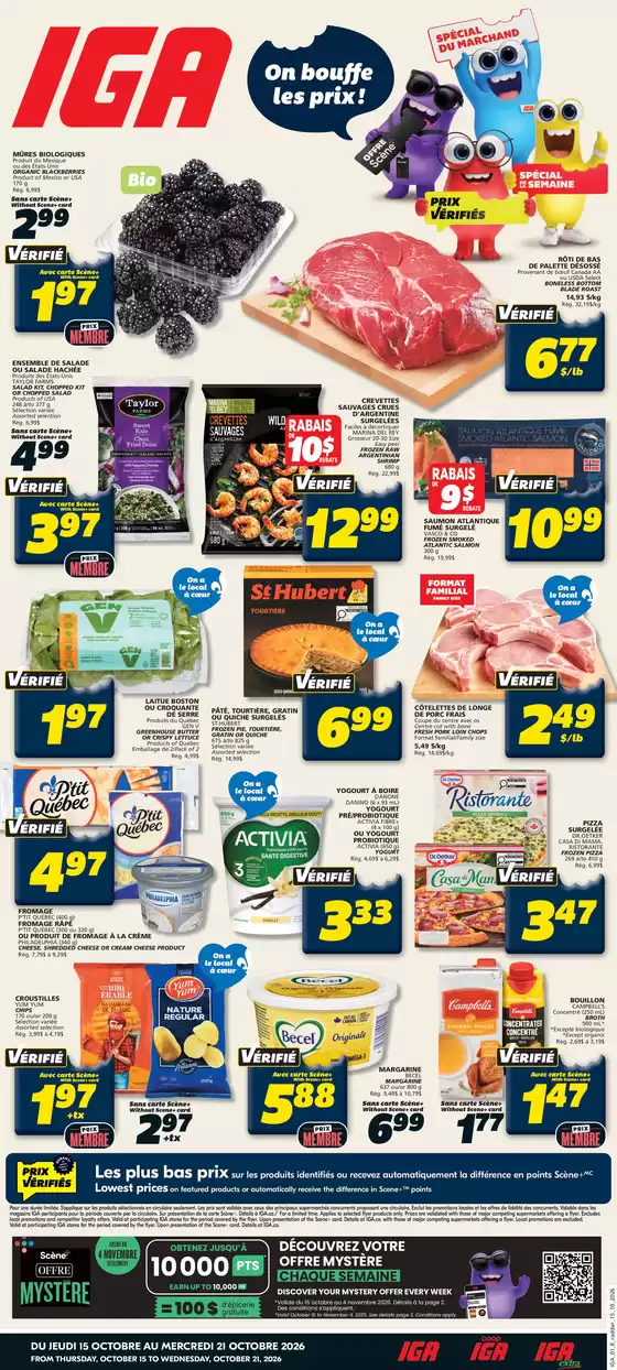 IGA Extra catalogue | New offers to discover | 2026-10-15T00:00:00.000Z - 2026-10-21T00:00:00.000Z