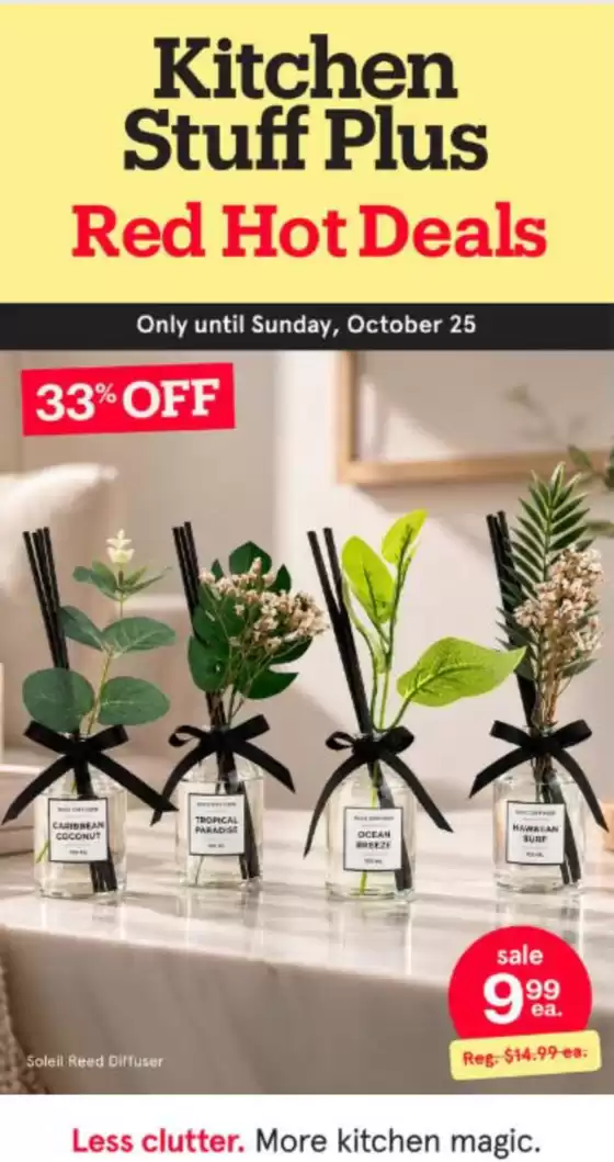 Kitchen Stuff Plus catalogue | Red hot deals | 2026-10-19T00:00:00.000Z - 2026-10-25T00:00:00.000Z