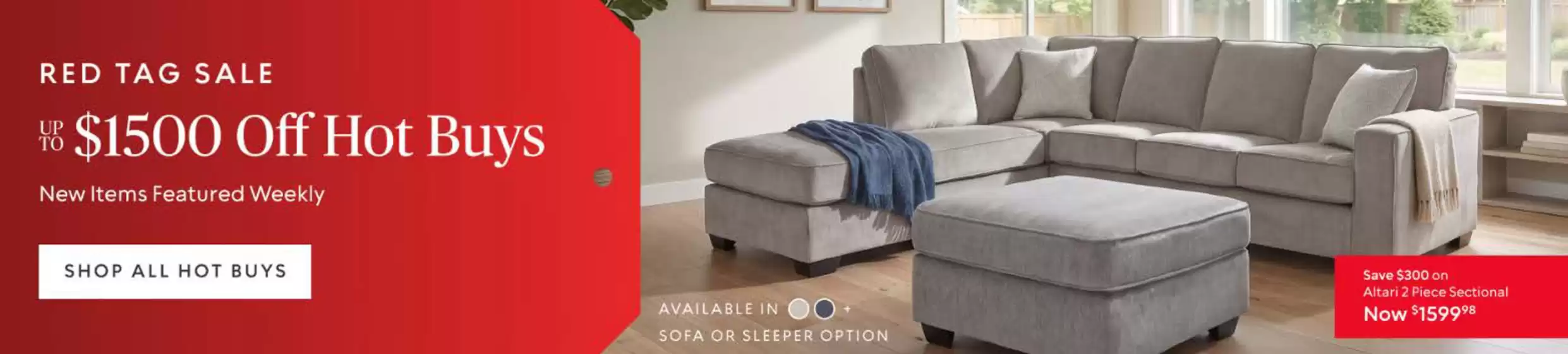 Ashley Furniture catalogue | Red tag sale | 2026-10-19T00:00:00.000Z - 2026-11-02T00:00:00.000Z