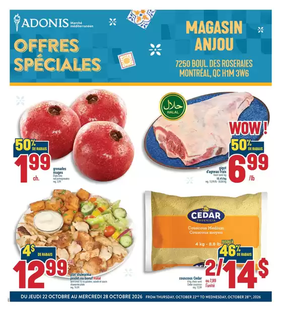 Marché Adonis catalogue | Discounts and promotions | 2026-10-22T00:00:00.000Z - 2026-10-28T00:00:00.000Z