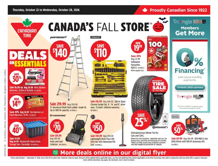 Canadian Tire catalogue | Exclusive deals for our customers | 2026-10-22T00:00:00.000Z - 2026-10-28T00:00:00.000Z