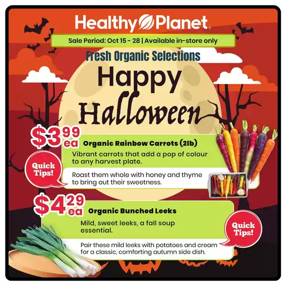 Healthy Planet catalogue | Happy Halloween | 2026-10-20T00:00:00.000Z - 2026-10-28T00:00:00.000Z