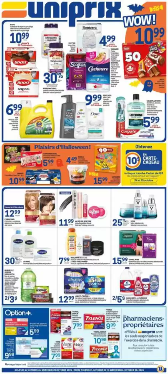 Uniprix catalogue | Uniprix Weekly ad | 2026-10-22T00:00:00.000Z - 2026-10-28T00:00:00.000Z