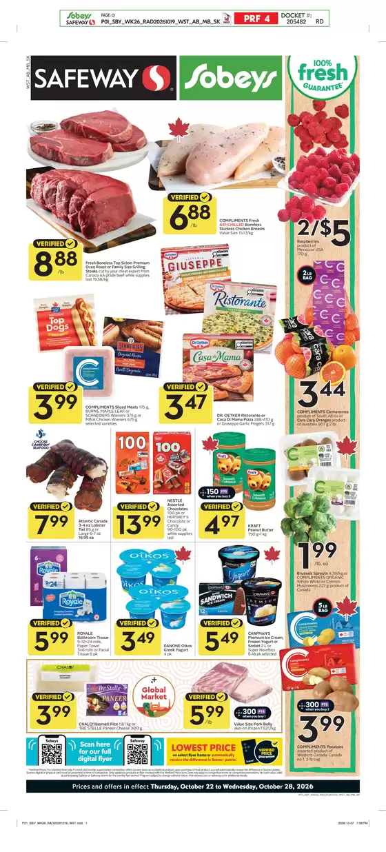 Safeway catalogue | Save now with our deals | 2026-10-22T00:00:00.000Z - 2026-10-28T00:00:00.000Z