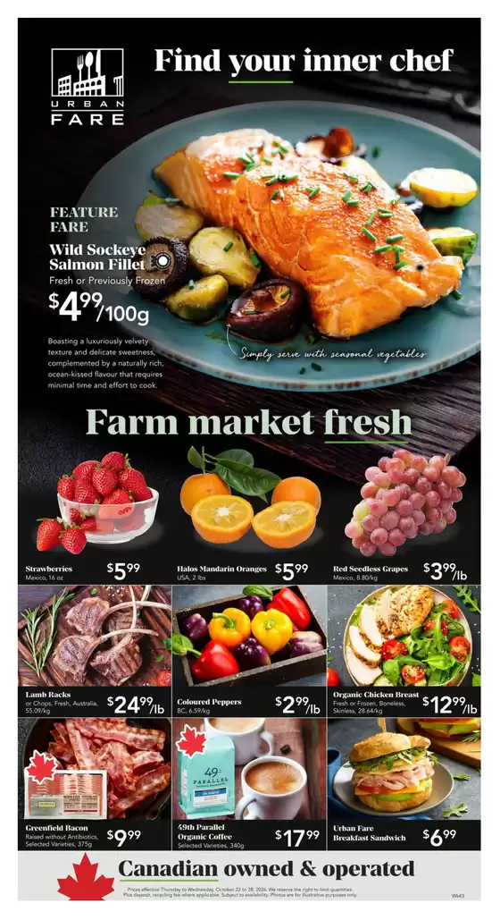 Urban Fare catalogue | Weekly Flyer | 2026-10-22T00:00:00.000Z - 2026-10-28T00:00:00.000Z