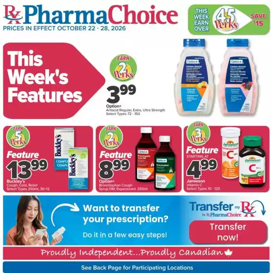 PharmaChoice catalogue | Current bargains and offers | 2026-10-22T00:00:00.000Z - 2026-10-28T00:00:00.000Z