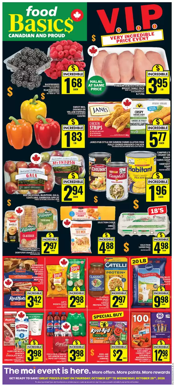 Food Basics catalogue | Current bargains and offers | 2026-10-22T00:00:00.000Z - 2026-10-28T00:00:00.000Z