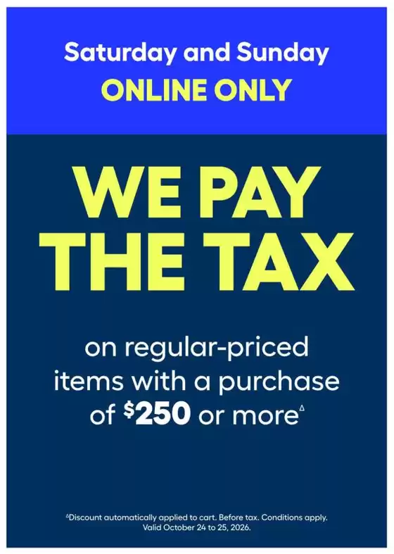 RONA catalogue | Current special promotions | 2026-10-24T00:00:00.000Z - 2026-10-25T00:00:00.000Z