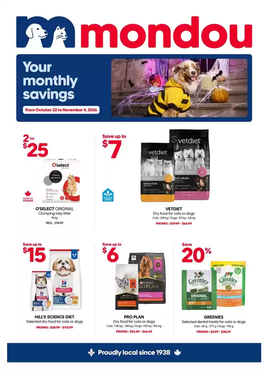 Mondou catalogue | Flyer | 2026-10-22T00:00:00.000Z - 2026-11-04T00:00:00.000Z
