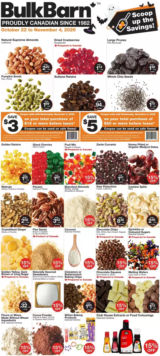 Bulk Barn catalogue | Bulk Barn Weekly ad | 2026-10-22T00:00:00.000Z - 2026-11-04T00:00:00.000Z