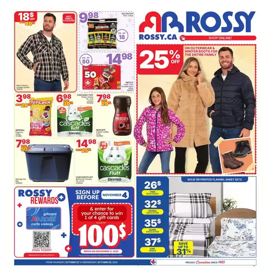 Rossy catalogue | Top offers for all bargain hunters | 2026-10-22T00:00:00.000Z - 2026-10-28T00:00:00.000Z