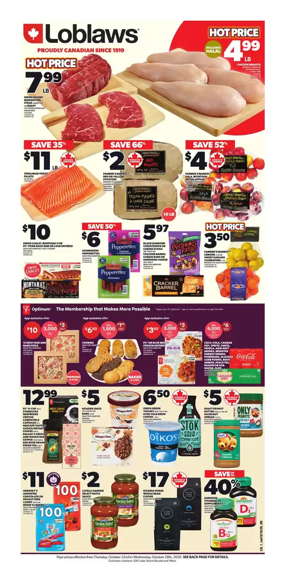 Loblaws catalogue | Weekly flyer | 2026-10-22T00:00:00.000Z - 2026-10-28T00:00:00.000Z