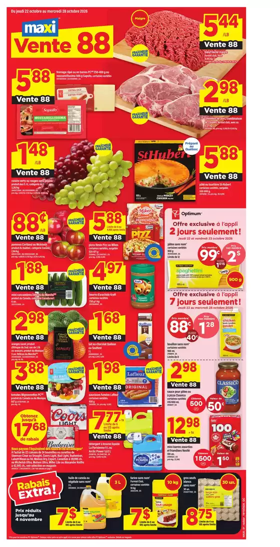 Maxi catalogue | Circulaire Du jeudi 22 octobre au mercredi 28 octobre 2026 | 2026-10-22T00:00:00.000Z - 2026-10-28T00:00:00.000Z