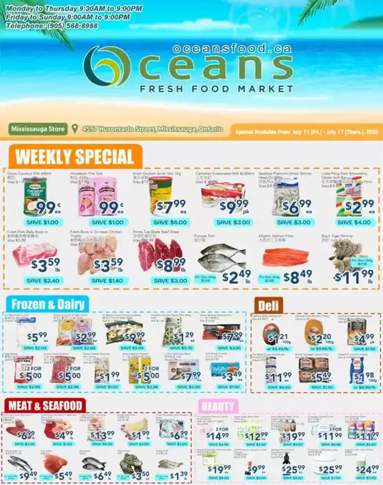 Special Offer Effective from Friday July 11 to Thursday July 17, 2025.