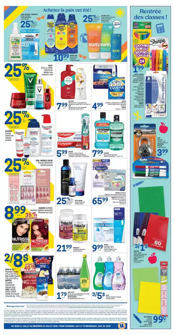 Uniprix Weekly ad