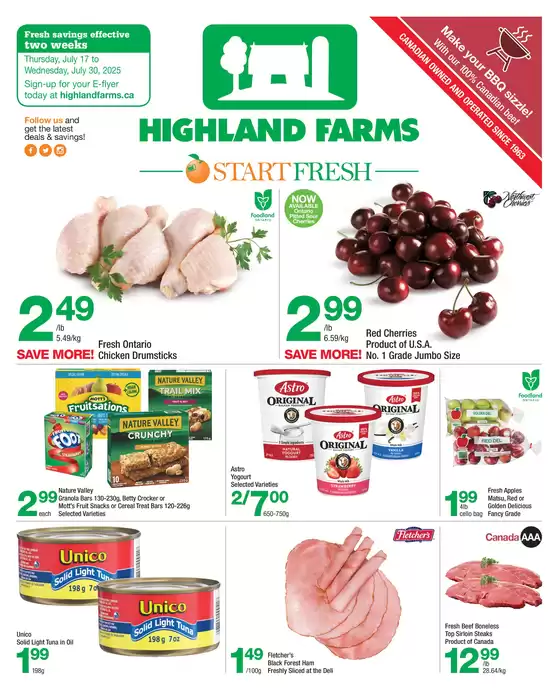 Highland Farms flyer