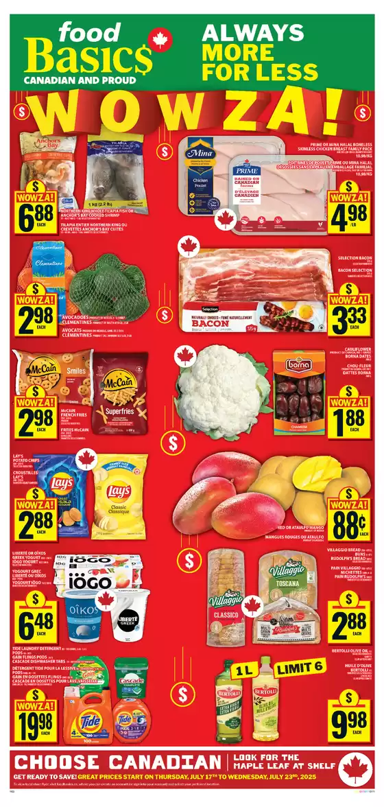 Current special promotions
