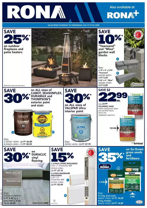 RONA Weekly ad