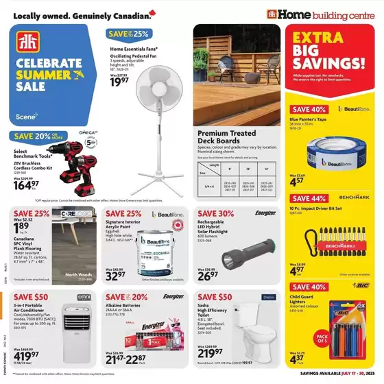 Home Hardware catalogue in Petty Harbour-Maddox Cove | Top offers for all bargain hunters | 2025-07-17T00:00:00.000Z - 2025-07-30T00:00:00.000Z