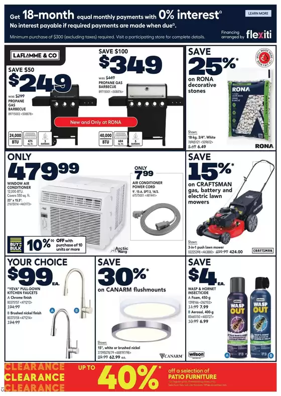 RONA Weekly ad
