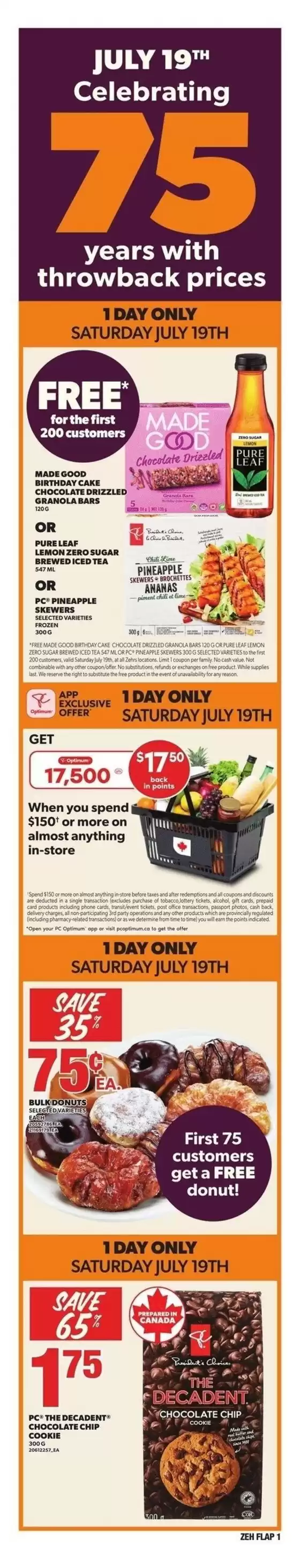 Zehrs Markets weeky flyer