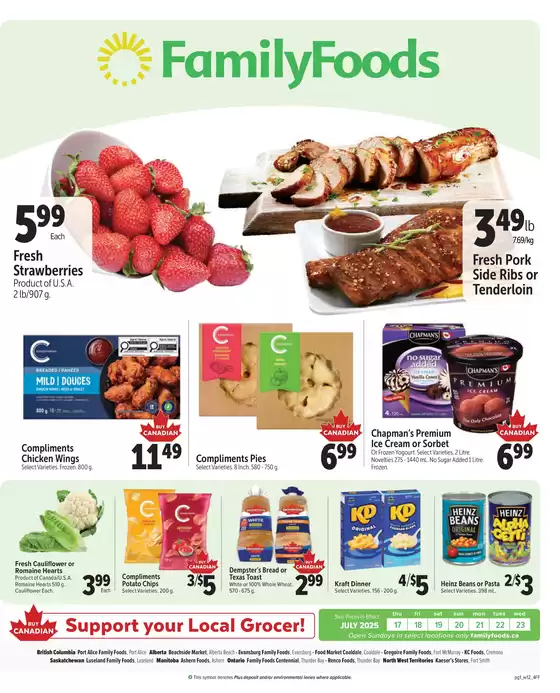 Family Foods catalogue in North York | Discover attractive offers | 2025-07-17T00:00:00.000Z - 2025-07-23T00:00:00.000Z