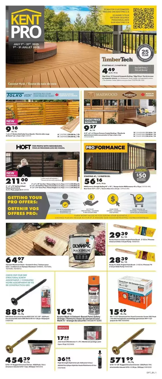 Kent Weekly ad