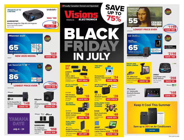 Visions Electronics catalogue in Watson | Flyer | 2025-07-18T00:00:00.000Z - 2025-07-24T00:00:00.000Z