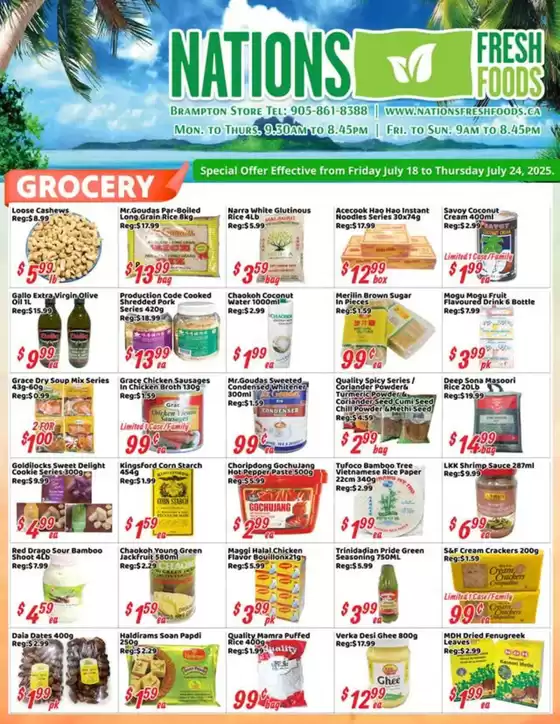 Oceans Fresh Food Market catalogue | Special Offer Effective from Friday July 18 to Thursday July 24, 2025. | 2025-07-18T00:00:00.000Z - 2025-07-24T00:00:00.000Z