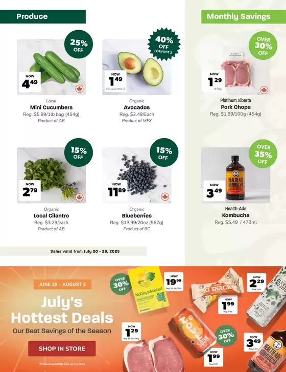 Discover Great Canadian Goods In Store.