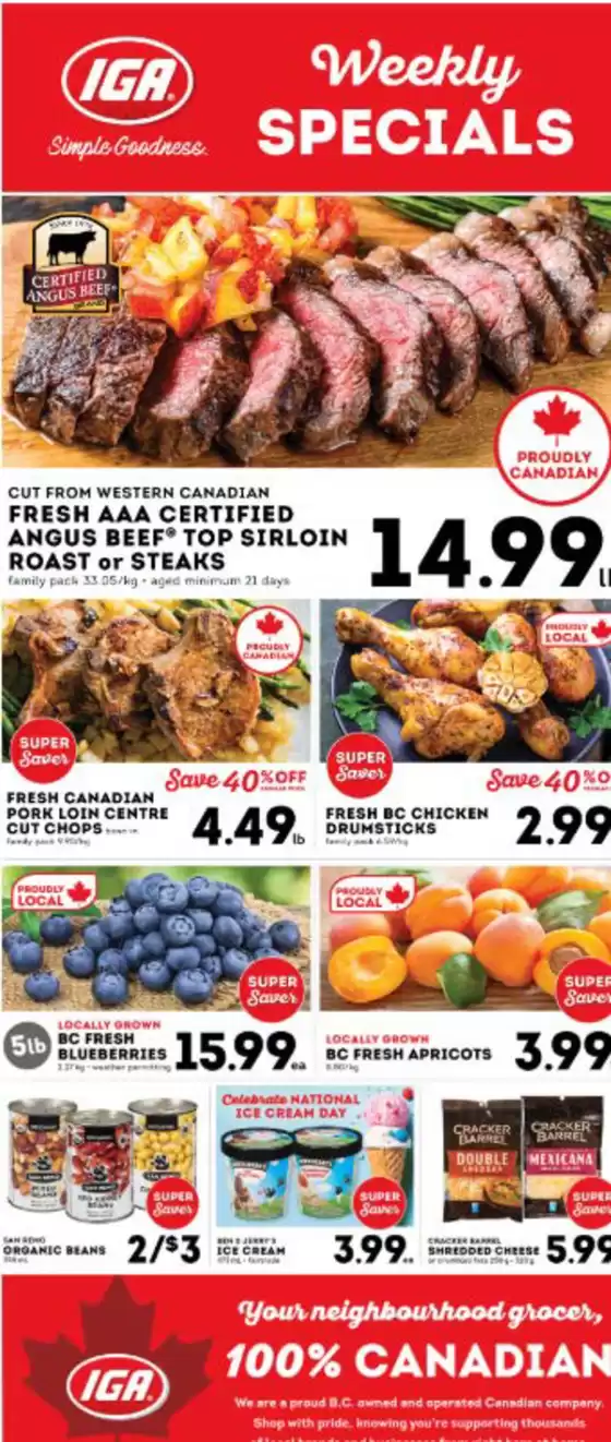 Weeky specials 