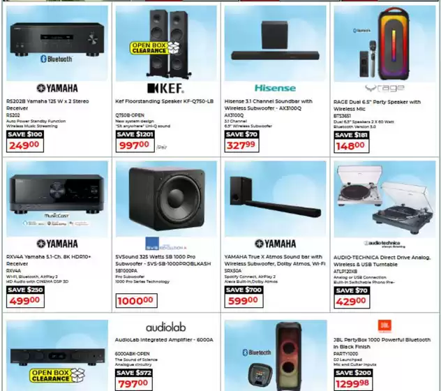 Open box sale 