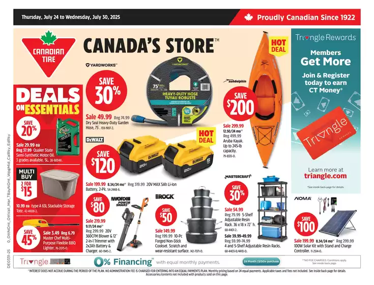 Wide range of offers