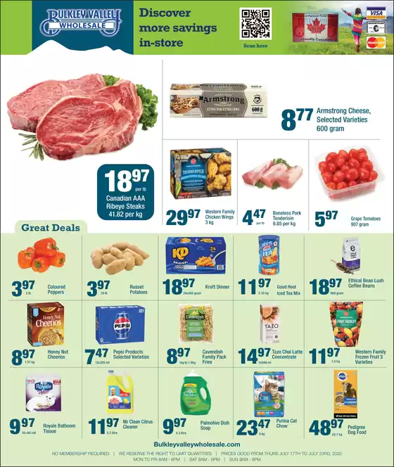 Bulkley Valley Wholesale catalogue in Comber ON | Discover more savings in-store | 2025-07-22T00:00:00.000Z - 2025-07-23T00:00:00.000Z