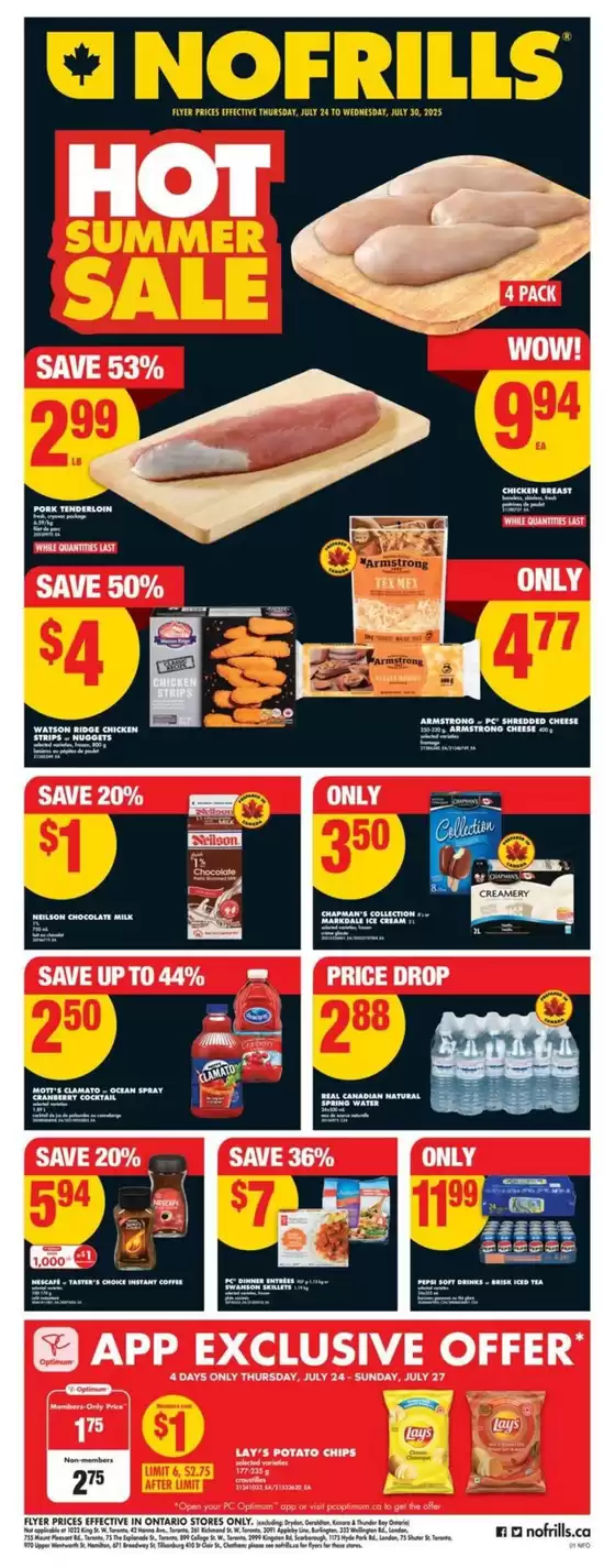No Frills Weekly ad