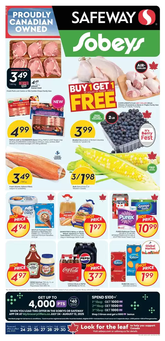 Sobeys catalogue in St. John's | Great offer for bargain hunters | 2025-07-24T00:00:00.000Z - 2025-08-13T00:00:00.000Z