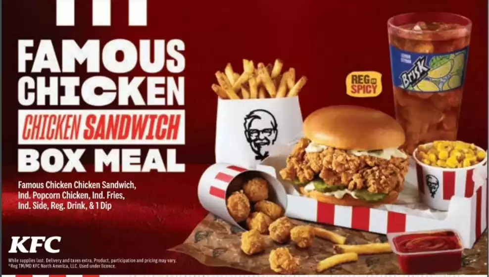 KFC Canada Coupon Valid until August 20