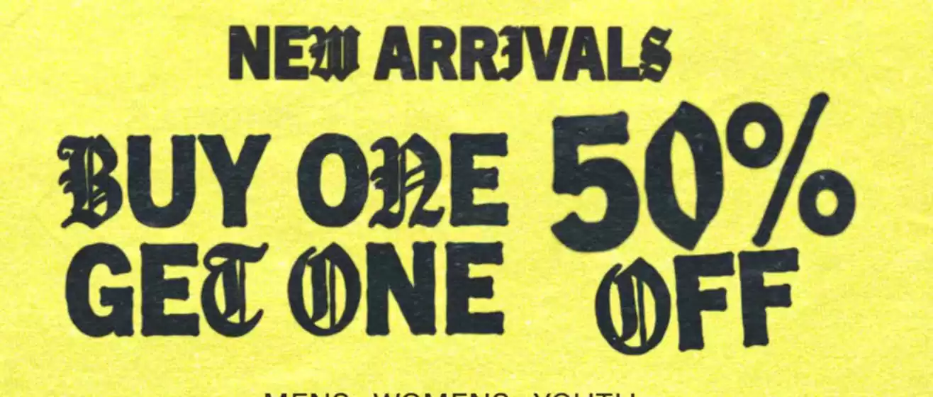 50% off 