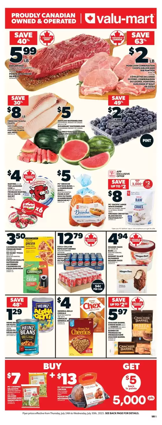 Valu-mart weeky flyer