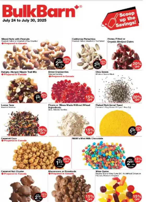 Bulk Barn catalogue in Gaspé | Scoop up the Savings! | 2025-07-24T00:00:00.000Z - 2025-07-30T00:00:00.000Z