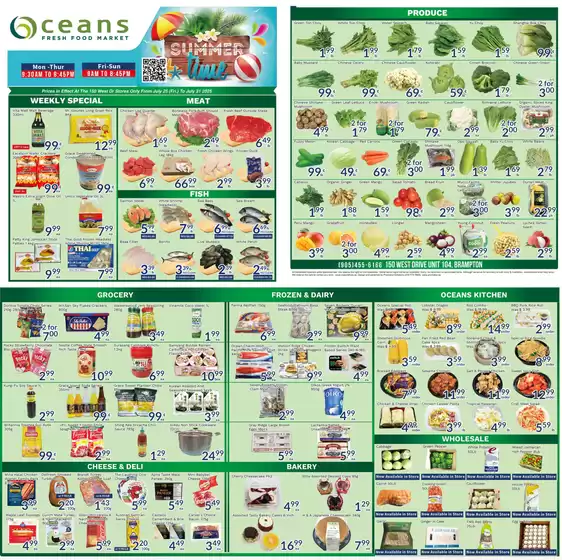 Oceans Fresh Food Market catalogue in Sept-Îles | Summer time | 2025-07-25T00:00:00.000Z - 2025-08-31T00:00:00.000Z