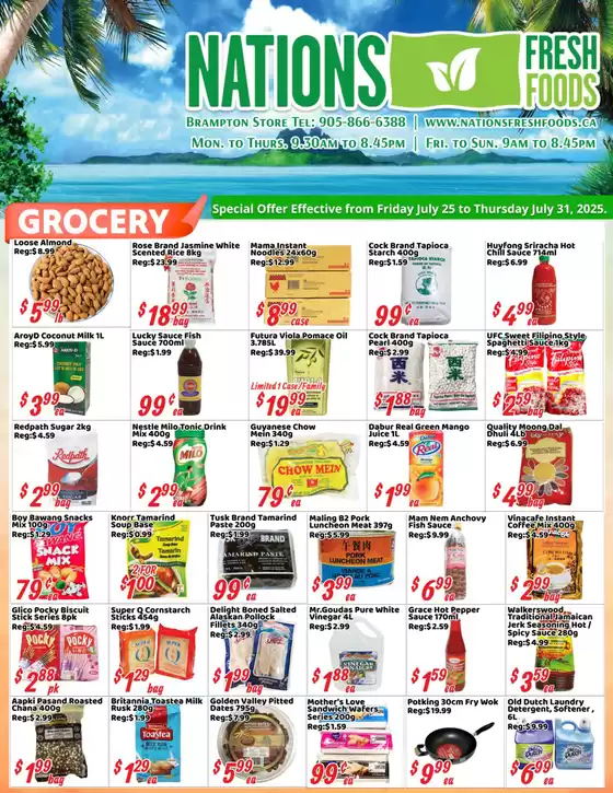 Oceans Fresh Food Market catalogue in Sept-Îles | Special Offer Effective from Friday July 25 to Thursday July 31, 2025. | 2025-07-25T00:00:00.000Z - 2025-08-31T00:00:00.000Z