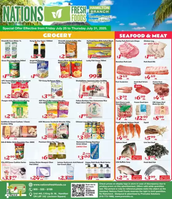 Nations Fresh Foods catalogue in Prince George | Limited-time deals are heating up — don’t miss your chance to save! | 2025-07-25T00:00:00.000Z - 2025-07-31T00:00:00.000Z
