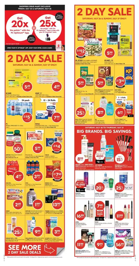 Shoppers Drug Mart catalogue in Prince George | Shoppers Drug Mart Weekly ad | 2025-07-26T00:00:00.000Z - 2025-07-31T00:00:00.000Z