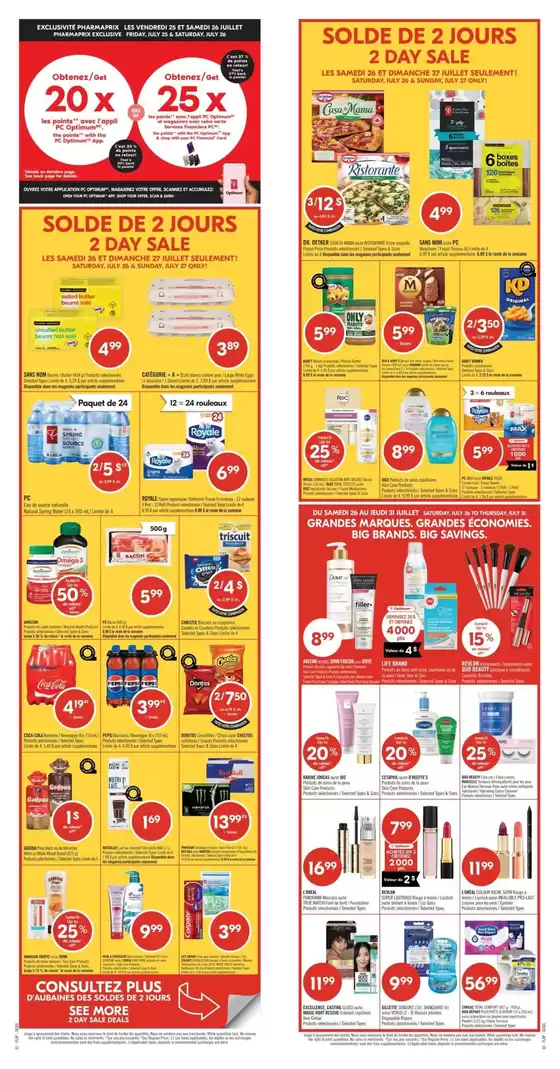 Shoppers Drug Mart catalogue in Prince George | Current deals and offers | 2025-07-26T00:00:00.000Z - 2025-07-31T00:00:00.000Z
