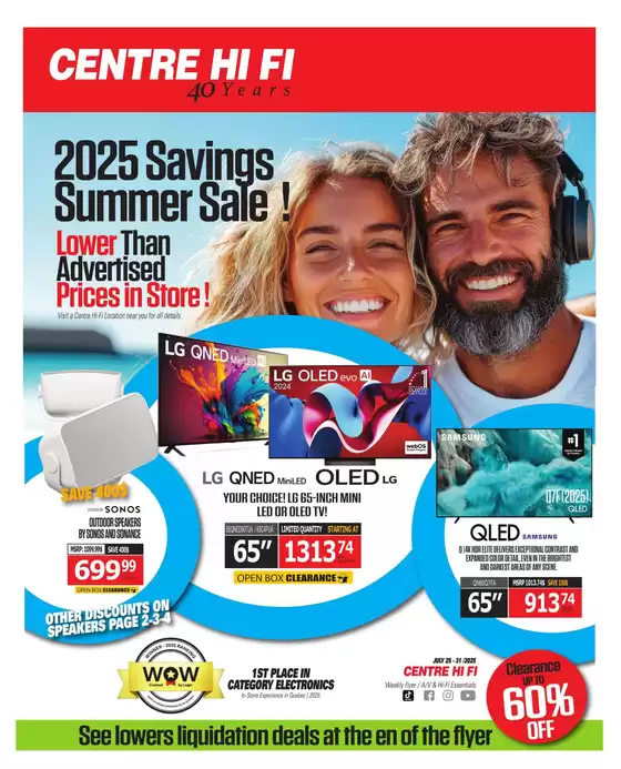 Centre Hi-Fi catalogue in Thetford Mines | Weekly Flyer | 2025-07-25T00:00:00.000Z - 2025-07-31T00:00:00.000Z