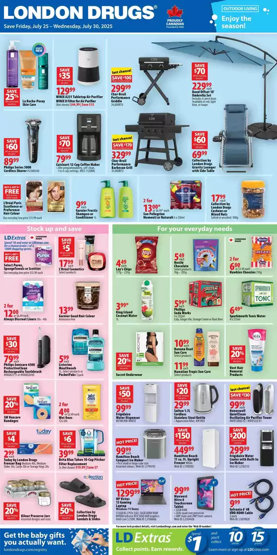 London Drugs catalogue in Kanata | London Drugs Weekly ad | 2025-07-25T00:00:00.000Z - 2025-07-30T00:00:00.000Z