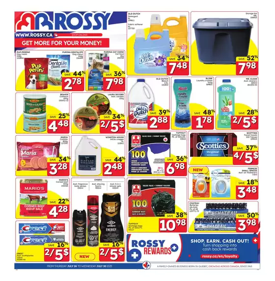 Rossy catalogue in Estevan | Top offers for smart savers | 2025-07-24T00:00:00.000Z - 2025-07-30T00:00:00.000Z